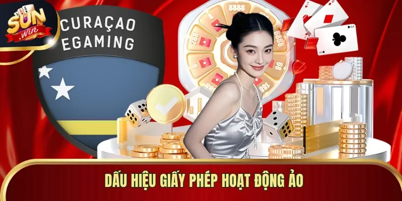 Dấu hiệu giấy phép hoạt động ảo